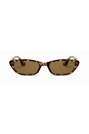 عینک آفتابی قهوه ای زنانه UV400 Toz Vintage - کد 336350044