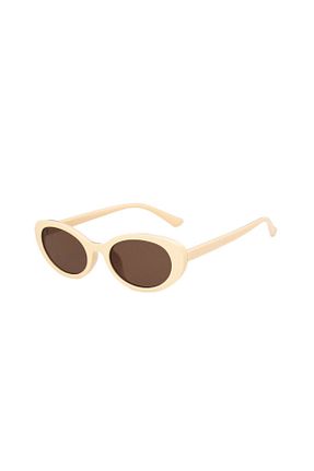 عینک آفتابی بژ زنانه UV400 Toz Vintage - کد 137643018