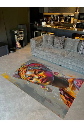 فرش رنگی قابل شستشو Rugs Modern Halı - کد 893325529
