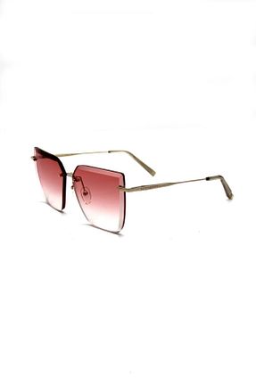 عینک آفتابی طلائی زنانه UV400 Longchamp - کد 454252223