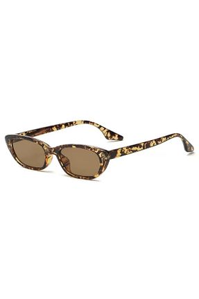 عینک آفتابی قهوه ای زنانه UV400 Toz Vintage - کد 336350044