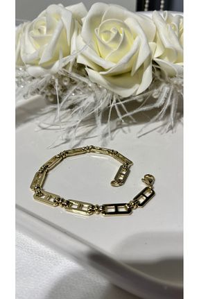 دستبند استیل (فولاد) زرد زنانه استیل (فولاد) Pretty - کد 893349445