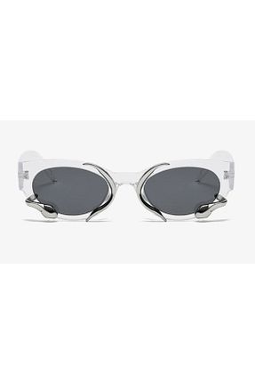عینک آفتابی نارنجی زنانه UV400 Toz Vintage - کد 739420032