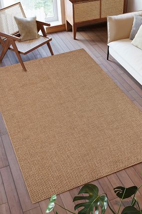گلیم بژ پلی پروپیلن Alpina Home - کد 893324091
