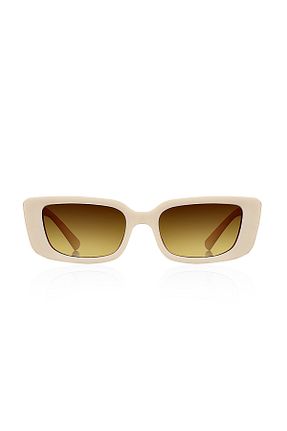 عینک آفتابی بژ زنانه UV400 Marco Kinary - کد 792289668