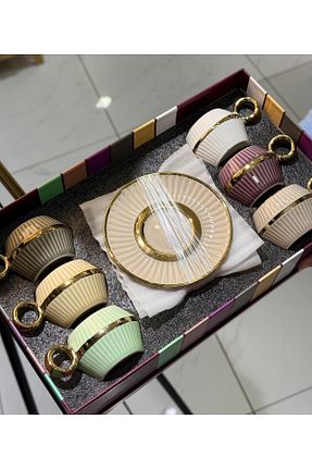 فنجان قهوه رنگی 6 نفره Onedekor - کد 893370379