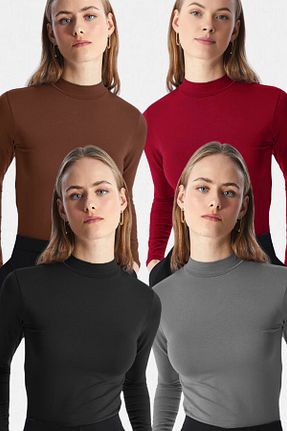 بلوز مشکی زنانه ساده VODENS - کد 893420972