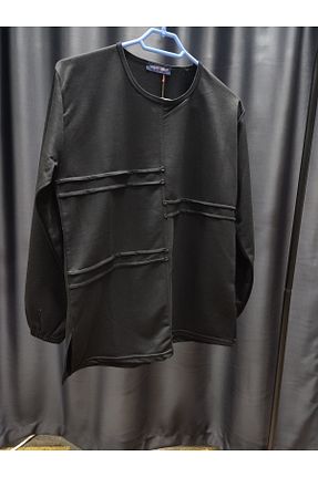 بلوز حجاب مشکی زنانه مام فیت ASUDE TESETTÜR - کد 893436965