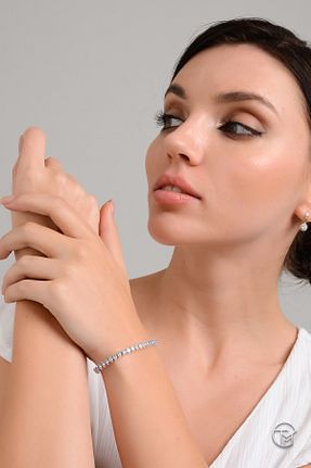 دستبند استیل (فولاد) زنانه استیل (فولاد) Swarovski - کد 880160990