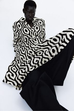 لباس مشکی زنانه ویسکون H&M - کد 893471356