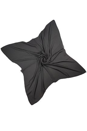 روسری طوسی شیفون mim eşarp - کد 893472969