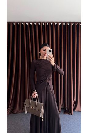 ست بالاتنه و پائین تنه رنگی زنانه تریکو HAZELANNA - کد 893489396