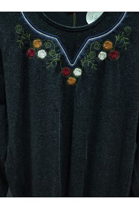 بلوز حجاب طوسی زنانه ویسکون ASUDE TESETTÜR - کد 893487988