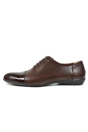 کفش کژوال قهوه ای مردانه چرم خالص Onlo Ayakkabı - کد 893493602