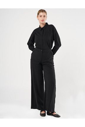 شلوار حجاب مشکی بافتنی Kayra - کد 893530760