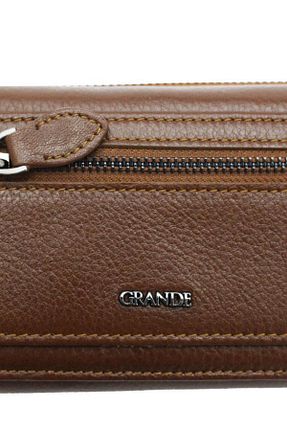 کیف پول قهوه ای زنانه ابعاد کوچک Grande - کد 893550622