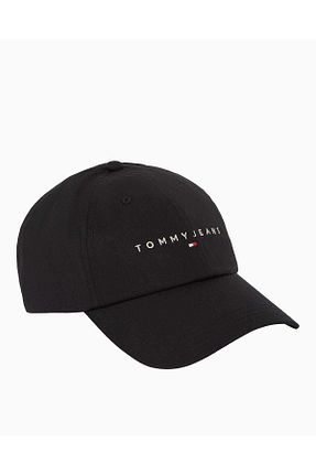 کلاه مشکی مردانه پنبه ای Tommy Hilfiger - کد 893556336