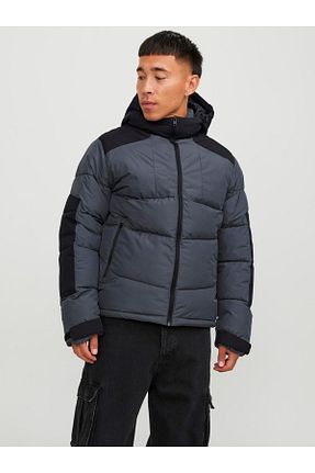 کاپشن طوسی مردانه رگولار Jack & Jones - کد 786967146