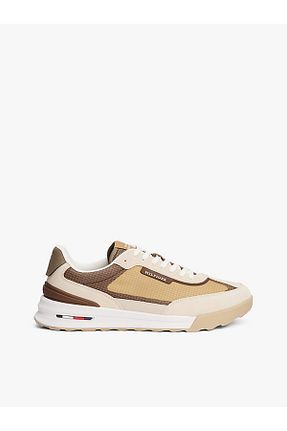 کفش اسنیکر بژ مردانه بند دار Tommy Hilfiger - کد 891539700