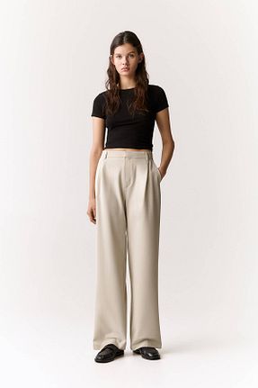 شلوار نباتی زنانه پلی استر Pull & Bear - کد 893744902
