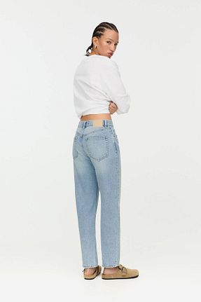 شلوار جین آبی زنانه رگولار Pull & Bear - کد 893558228