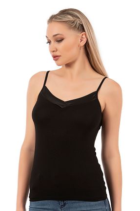 رکابی مشکی زنانه ویسکون ÖZKAN underwear - کد 985010