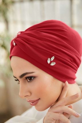 روسری قرمز شیفون HILL HABB - کد 893576742