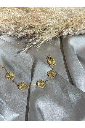 دستبند استیل (فولاد) طلائی زنانه استیل (فولاد) ByEmineSalıkLavinia - کد 893747025
