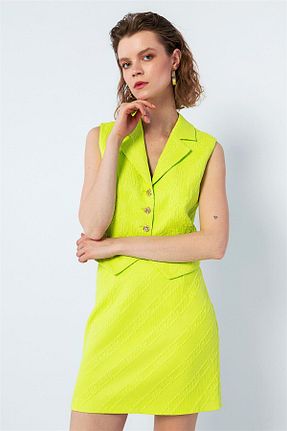 دامن سبز زنانه پنبه پلی استر Green & Country - کد 735125066