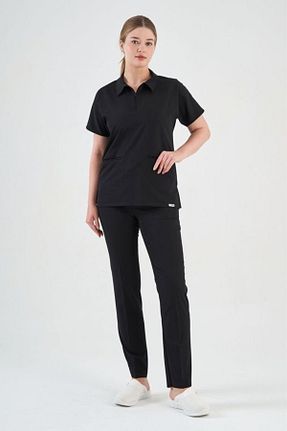 ست بالاتنه و پائین تنه مشکی زنانه بافتنی Owlet Medikal - کد 893584600
