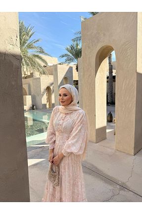 لباس بژ زنانه بافتنی Molly Nelly - کد 895609057