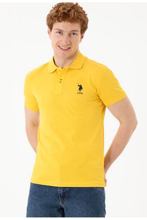 تیشرت زرد مردانه رگولار U.S. Polo Assn. - کد 893611405