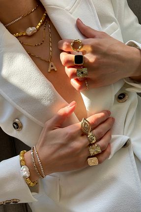 انگشتر جواهر طلائی زنانه زیرکن Bonnjerra Jewellery - کد 668507450