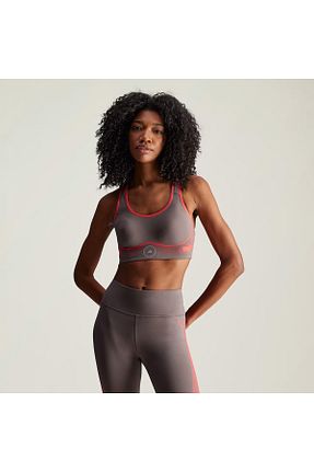 نیم تنه اسپرت طوسی زنانه پلی استر adidas - کد 893723733