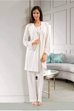ست لباس راحتی نباتی زنانه ساده Xses - کد 893735782