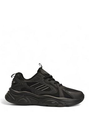 کفش اسنیکر مشکی زنانه بند دار AlbiShoes - کد 893731827