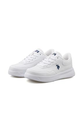 کفش اسنیکر سفید زنانه بند دار U.S. Polo Assn. - کد 635683676