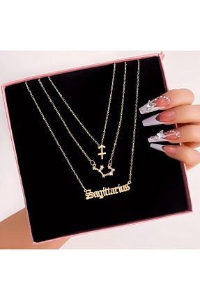 گردنبند استیل ( فولاد ) متالیک استیل (فولاد) astrology - کد 893732743