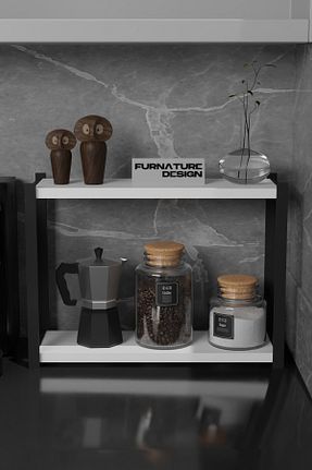 قفسه آشپزخانه سفید CMKStore - کد 169903419