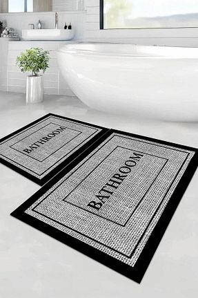 پادری حمام طوسی 1 پارچه Decomia Home - کد 893102842