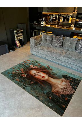 فرش رنگی قابل شستشو Rugs Modern Halı - کد 893740280