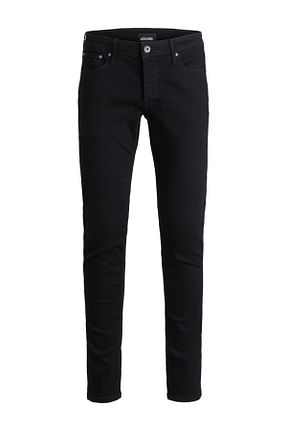 شلوار جین مشکی مردانه پاچه تنگ Jack & Jones - کد 4486281