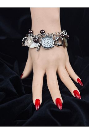ساعت مچی قهوه ای زنانه فلزی SEDEF TAKI - کد 893788134