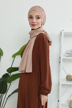کلاه شنای حجاب قهوه ای زنانه Aisha