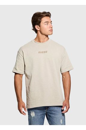 سوئیشرت بژ مردانه ساده Guess - کد 893791797
