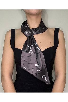 دستمال گردن قهوه ای زنانه پلی استر ElevaGlam - کد 893845923