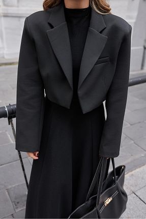 کت مشکی زنانه Blazer Zey Studio - کد 857445101