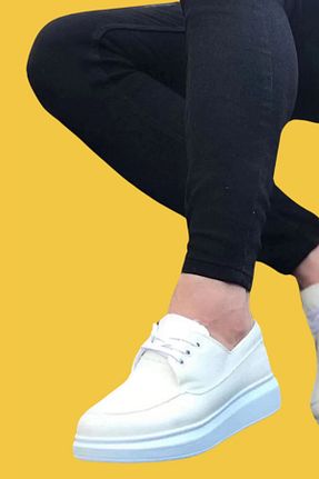 کفش کژوال سفید مردانه پارچه ای shoecide - کد 788879737