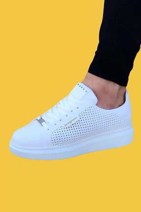 کفش کژوال سفید مردانه چرم مصنوعی shoecide - کد 788866405