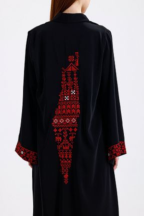 کلاه و ابایا مشکی زنانه پلی استر LEYLA STORE - کد 893981133